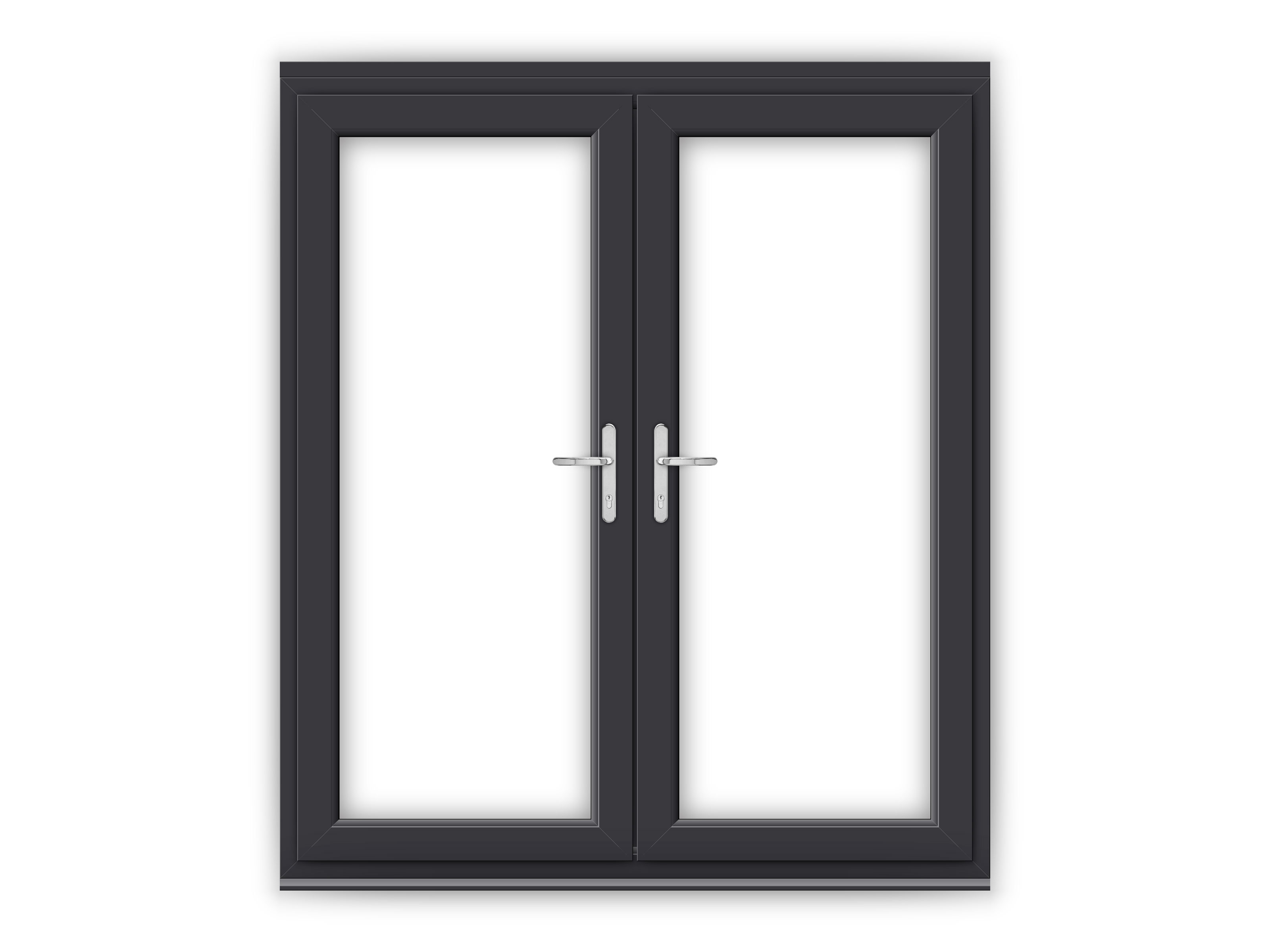 6ft Anthracite Grey uPVC French Doors Flying Doors